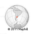 Outline Map of Coronel Suarez