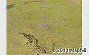 Satellite Panoramic Map of Coronel Suarez