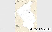 Classic Style Simple Map of Coronel Suarez
