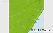 Physical Map of General Juan Madariaga