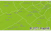 Physical 3D Map of General Las Heras