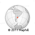 Outline Map of General Las Heras