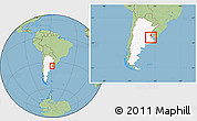 Savanna Style Location Map of Moron, highlighted country, within the entire country