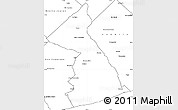 Blank Simple Map of Necochea