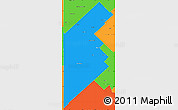 Political Simple Map of Puan