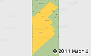 Savanna Style Simple Map of Puan
