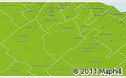 Physical 3D Map of San Vicente