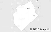 Silver Style Simple Map of San Vicente