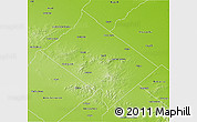 Physical 3D Map of Tandil