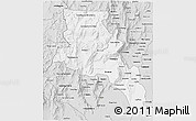 Silver Style 3D Map of Catamarca