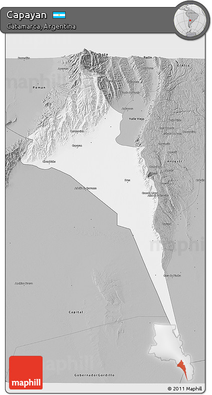 Gray 3D Map of Capayan