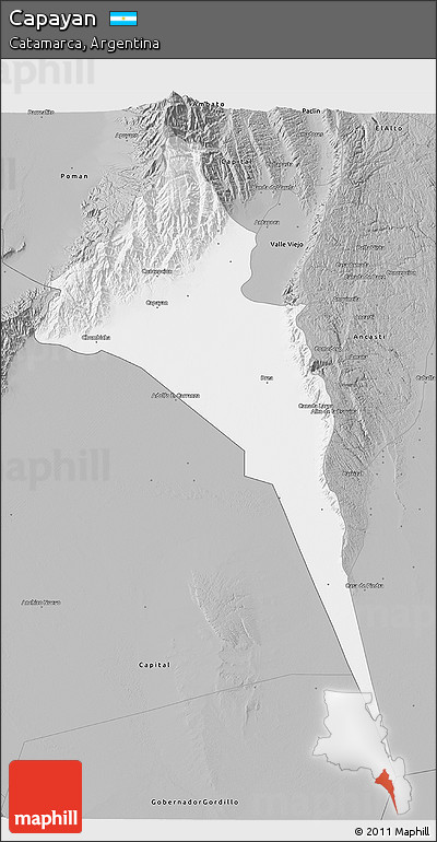 Gray 3D Map of Capayan