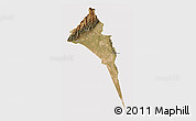 Satellite 3D Map of Capayan, cropped outside
