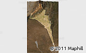 Satellite 3D Map of Capayan, darken