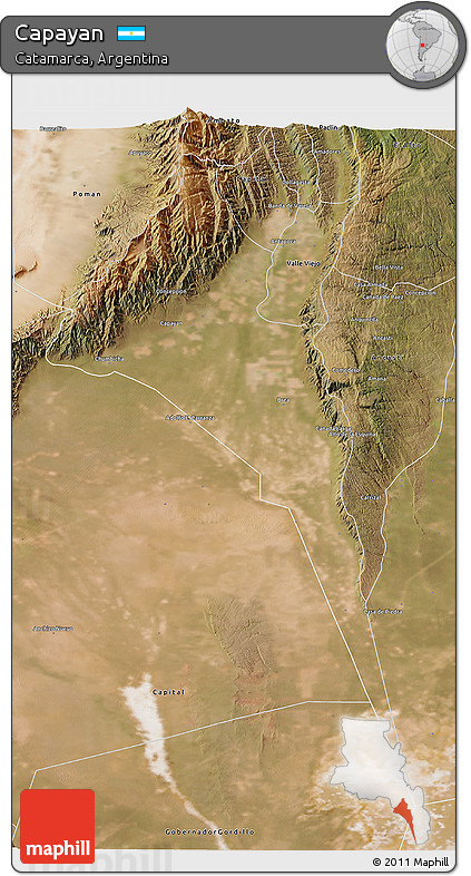 Satellite 3D Map of Capayan