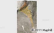 Satellite 3D Map of Capayan, semi-desaturated
