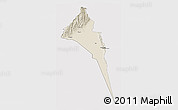 Shaded Relief 3D Map of Capayan, cropped outside
