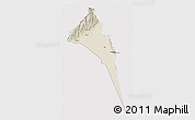 Shaded Relief 3D Map of Capayan, single color outside