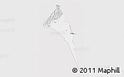 Silver Style 3D Map of Capayan, single color outside