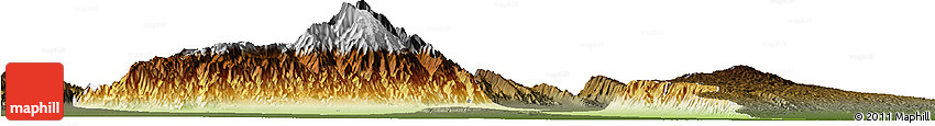 Physical Horizon Map of Capayan, darken