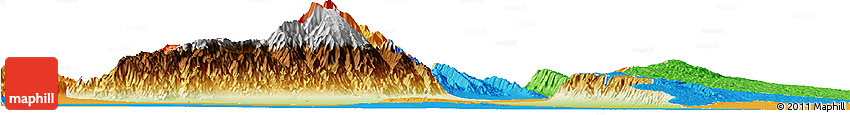 Physical Horizon Map of Capayan, political outside