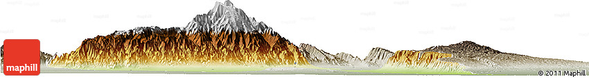 Physical Horizon Map of Capayan, semi-desaturated