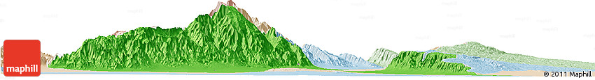 Political Horizon Map of Capayan, lighten