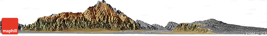 Satellite Horizon Map of Capayan, desaturated