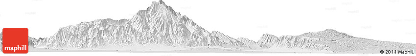 Silver Style Horizon Map of Capayan