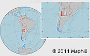 Gray Location Map of Capayan, within the entire country, hill shading