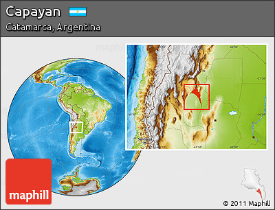 Physical Location Map of Capayan