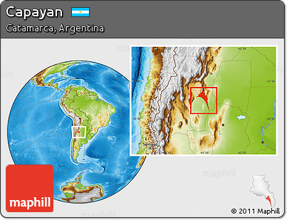Physical Location Map of Capayan