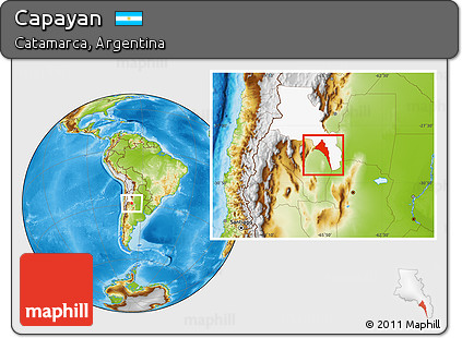 Physical Location Map of Capayan, highlighted parent region