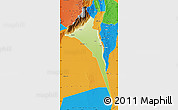 Physical Map of Capayan, political outside