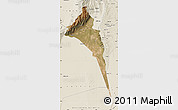 Satellite Map of Capayan, shaded relief outside