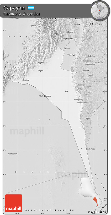 Silver Style Map of Capayan