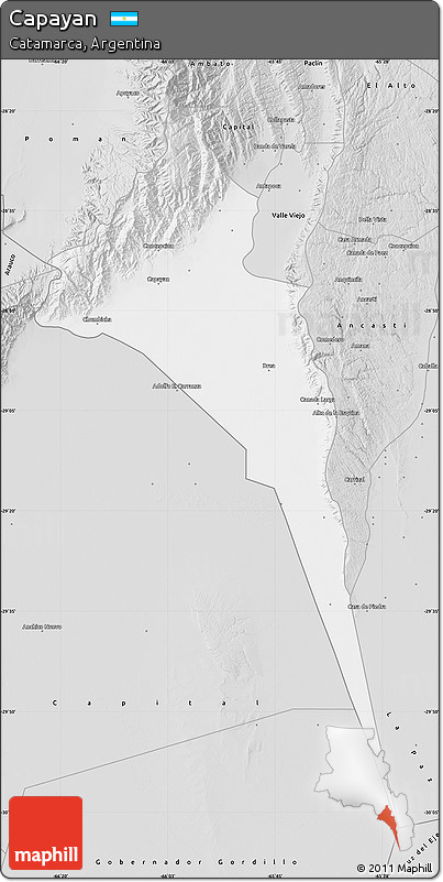 Silver Style Map of Capayan