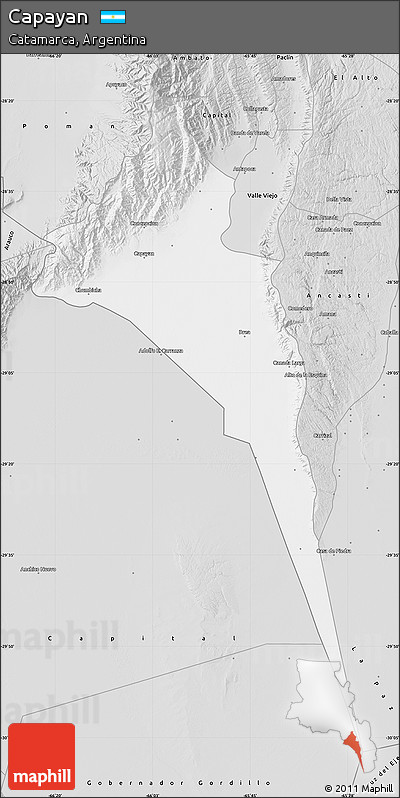 Silver Style Map of Capayan