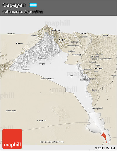 Classic Style Panoramic Map of Capayan