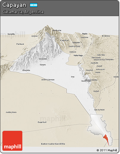 Classic Style Panoramic Map of Capayan