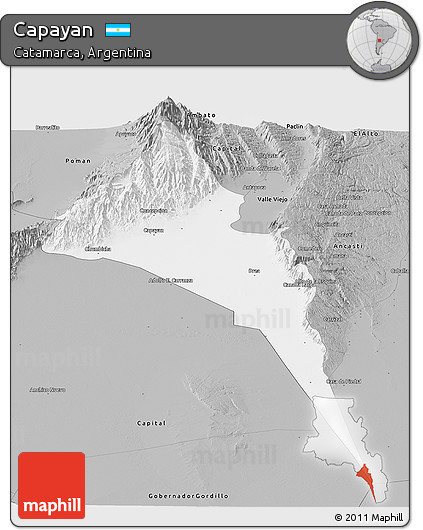 Gray Panoramic Map of Capayan