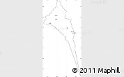 Blank Simple Map of Capayan, cropped outside