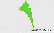 Political Simple Map of Capayan, cropped outside