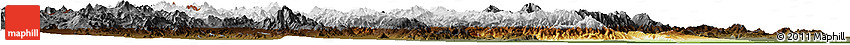 Physical Horizon Map of Catamarca, darken Physical Horizon Map of Catamarca, darken