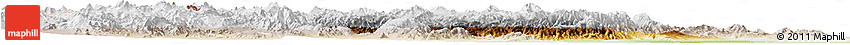 Physical Horizon Map of Catamarca, lighten