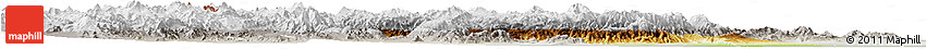 Physical Horizon Map of Catamarca, lighten, semi-desaturated