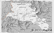 Gray Panoramic Map of Catamarca