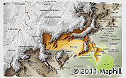 Physical Panoramic Map of Catamarca, semi-desaturated