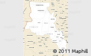 Classic Style Simple Map of Catamarca