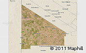 Satellite 3D Map of 12 de Octubre, shaded relief outside